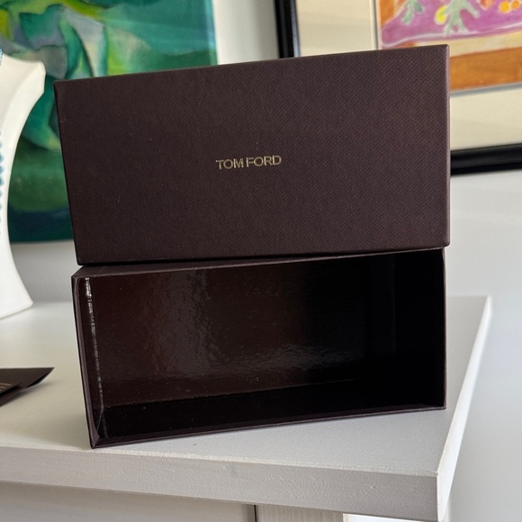 Tom Ford Dark Brown Box and Authentication Card with an Envelope for Eyewear - Picture 3 of 7